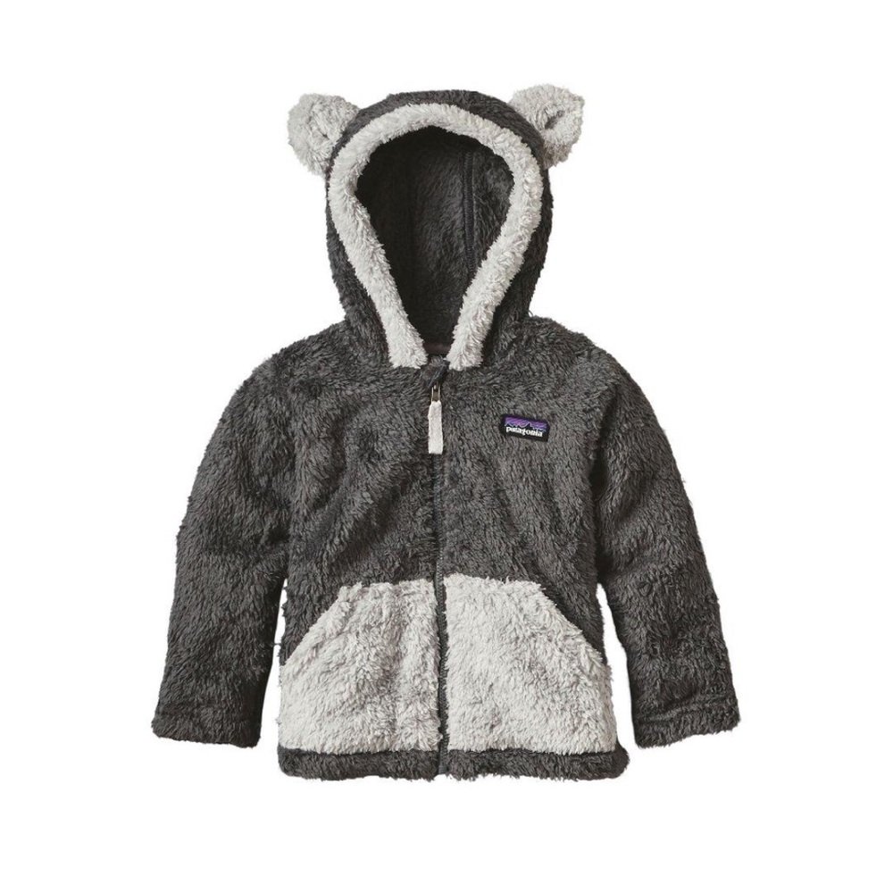 Patagonia furry friends coat grey 12-18 months